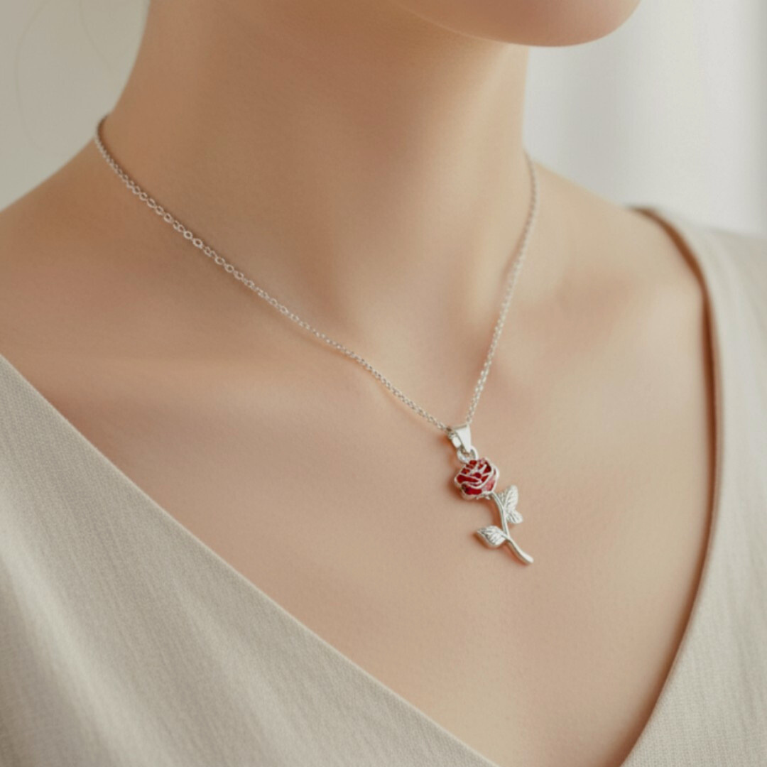 Colgante rosa de cenizas