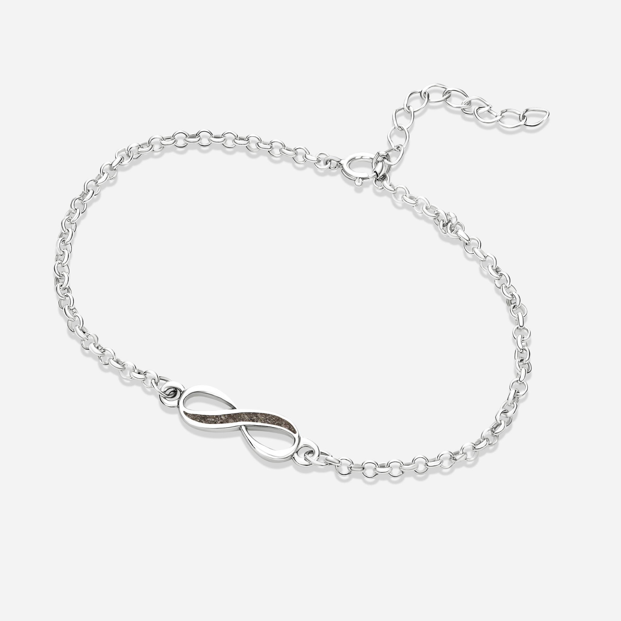 Pulsera infinito de cenizas