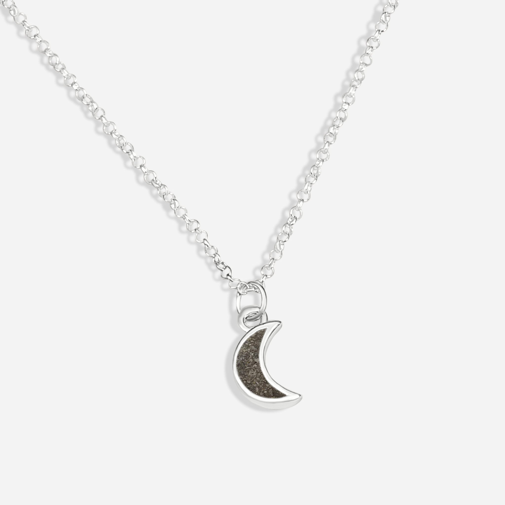 Colgante mini luna de cenizas